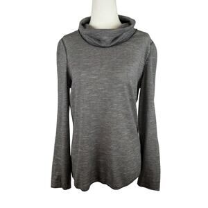 Lafayette 148 Striped Turtleneck Sweater in Black and White Sz M | Comfy Neutral